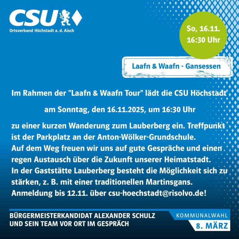 Mehr über den Artikel erfahren Laafn & Waafn – Gansessen